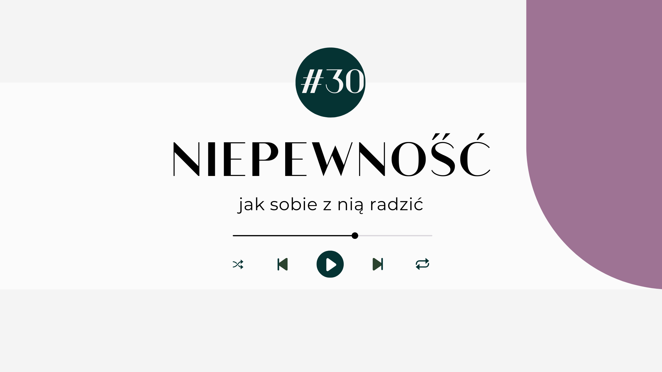 You are currently viewing # 30 Niepewność i lęk.